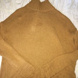 ochre yellow sweater